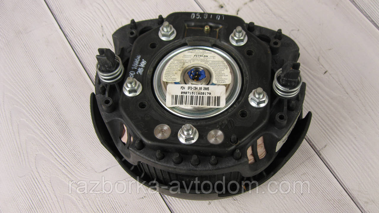 Подушка безпеки водійська AirBag VW Touran (03-10) OE:1T0880201