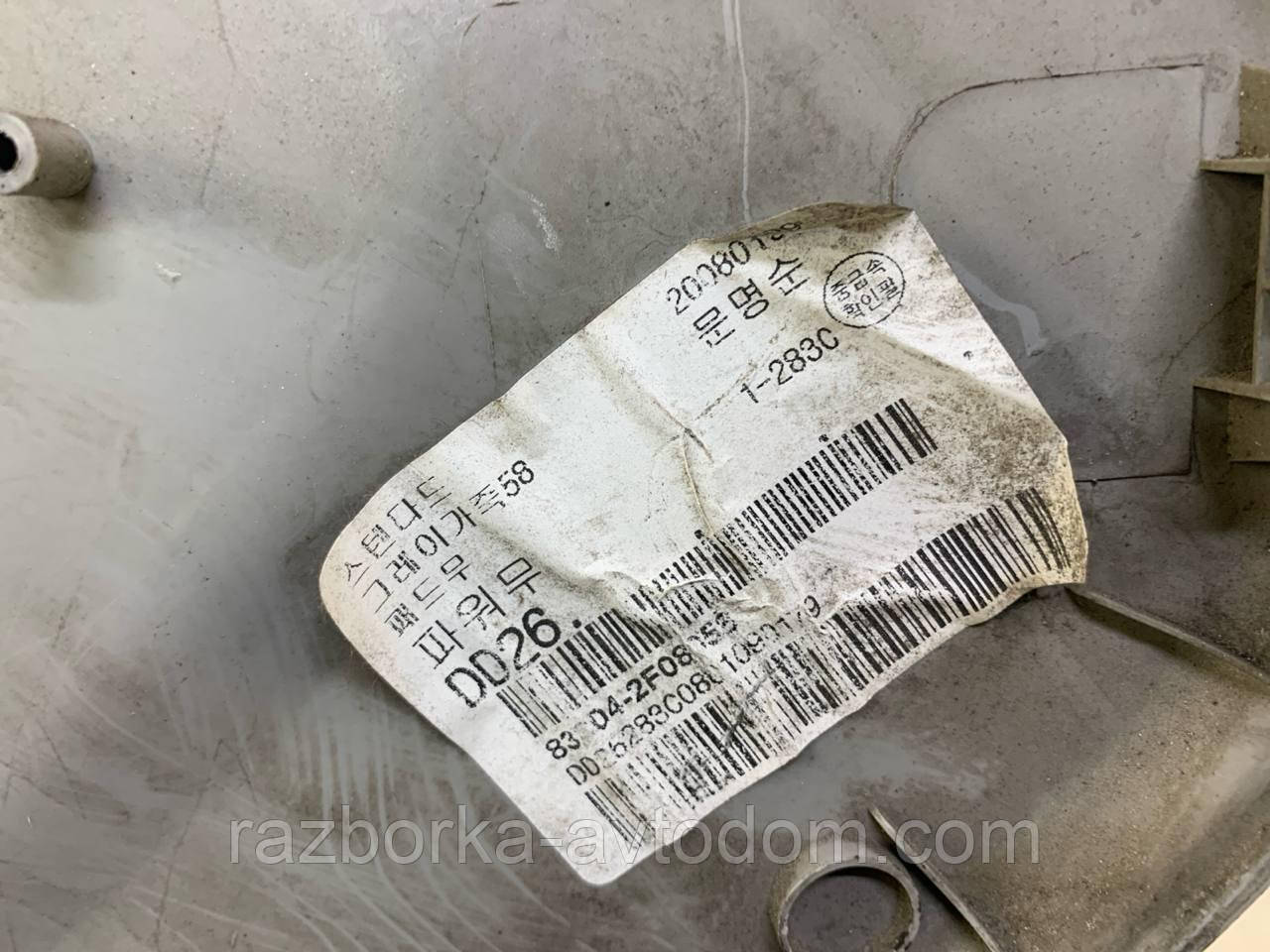 Картка дверей задньої правої Kia Cerato (2006-2009), OE: 833042F08058