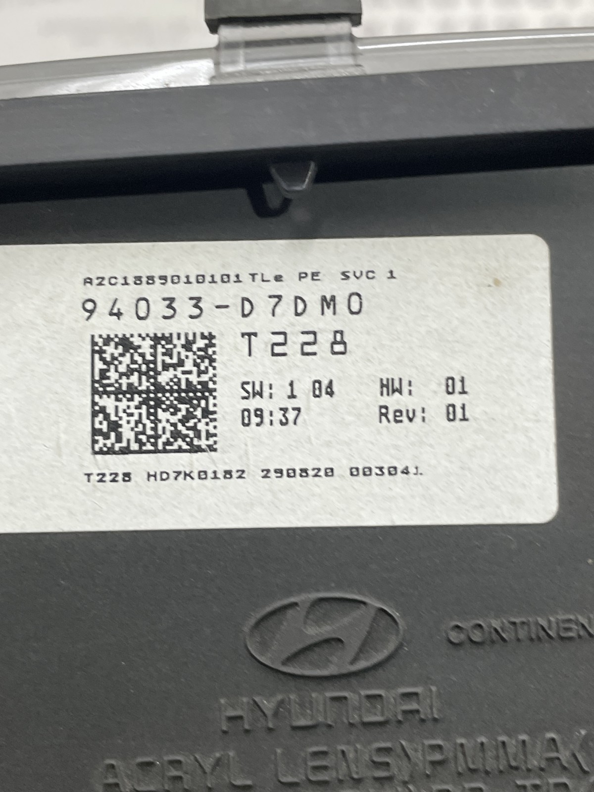 Панель приладів Hyundai Tucson 3 TL (15-21) OEM 94033D7DM0