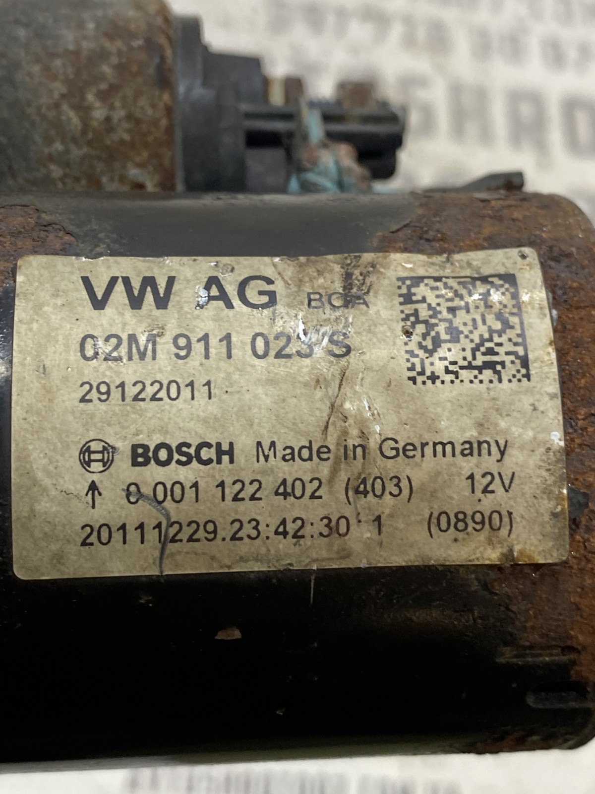 Стартер Volkswagen Jetta 6 (10-18) 02M911023S