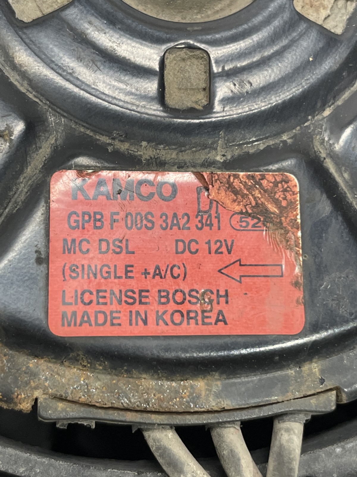 Вентилятор радіатора Hyundai Accent 3 06-10 1.5D F00S3A2341