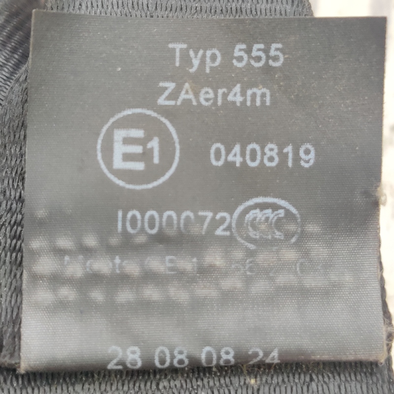 Ремінь безпеки задній правий Audi A4 B8 07-15 2.0 Дизель