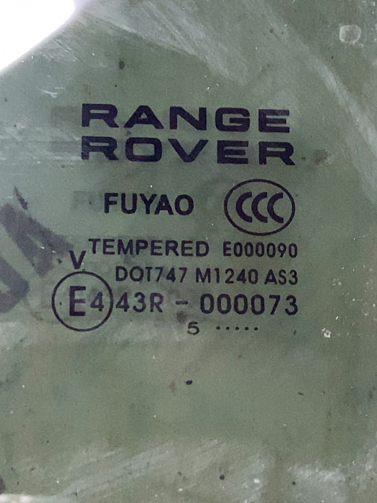 Скло дверей Land Rover Range Rover Evoque 1